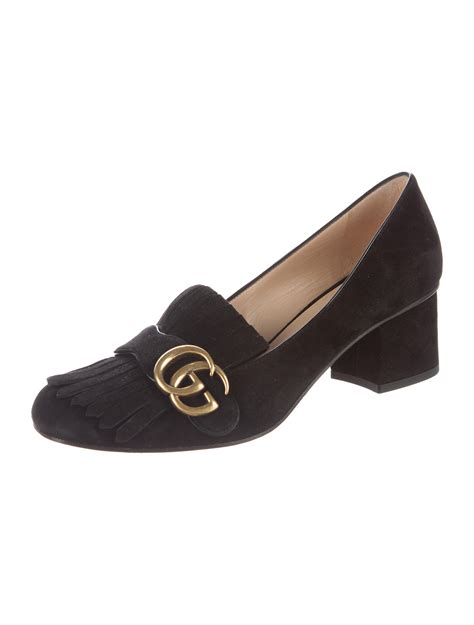 gucci marmot mystic shoes|gucci marmont black suede shoes.